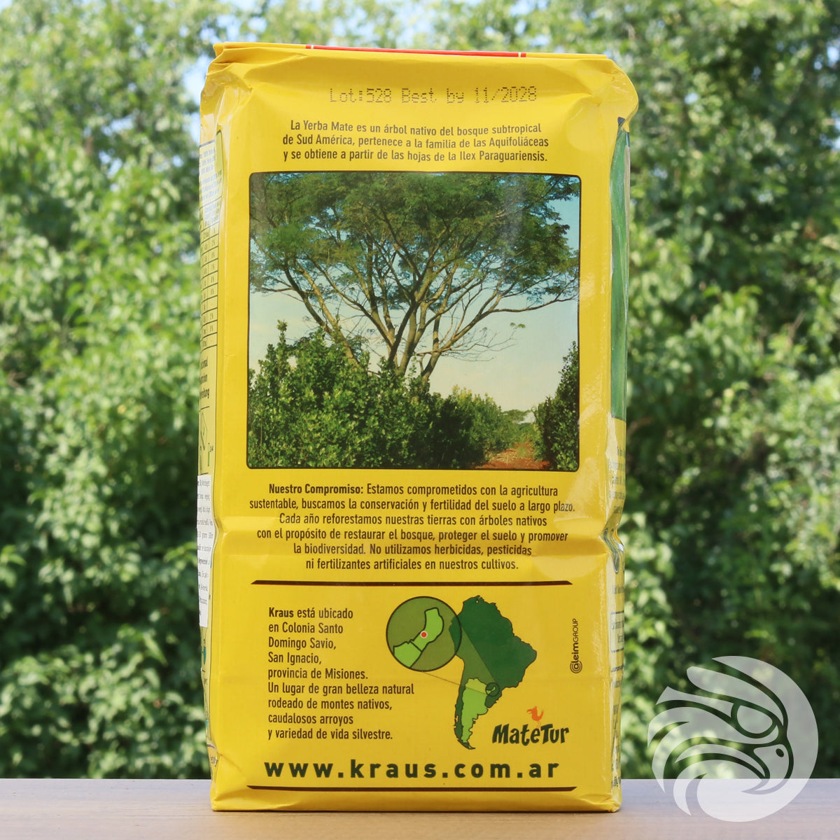Yerba maté Kraus • Gaucho, Sin palo - Sans tiges • 500 g