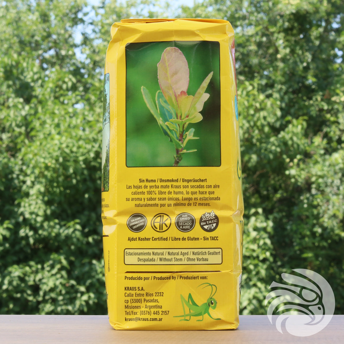 Yerba maté Kraus • Gaucho, Sin palo - Sans tiges • 500 g