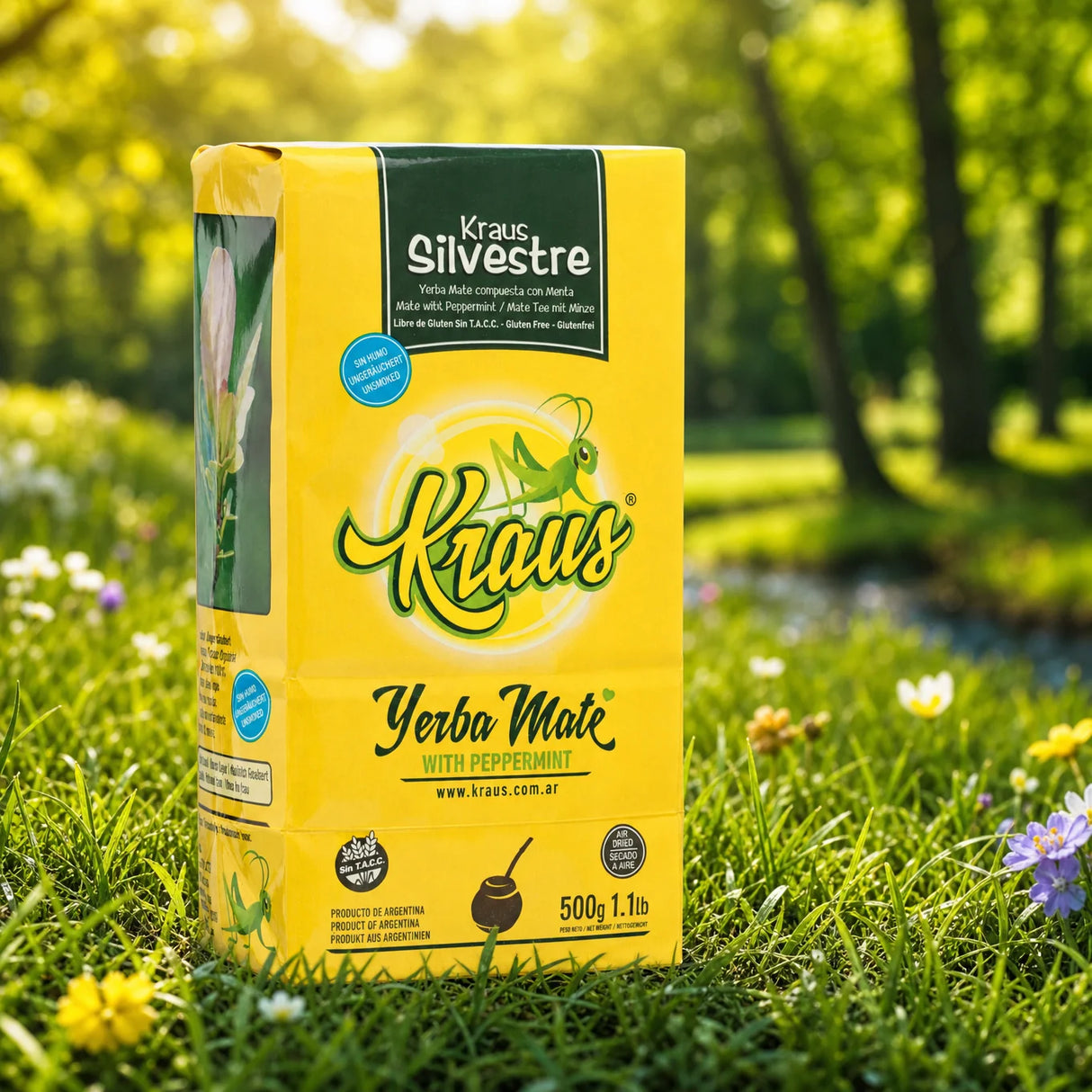 Thé de yerba maté Kraus • Elaborada, con palo • 500 g