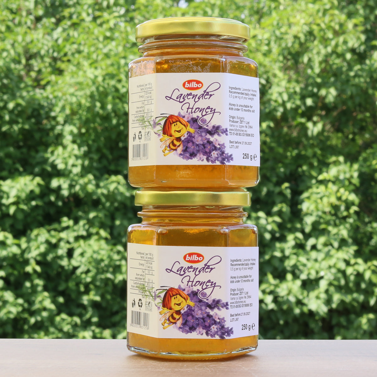 Miel de lavande brut Bilbo • 250 g