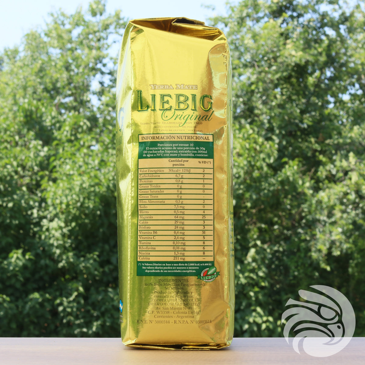 Thé maté yerba Liebig Original • Élaboré avec tiges • 500 g