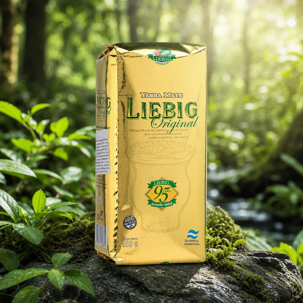Thé maté yerba Liebig Original • Élaboré avec tiges • 500 g
