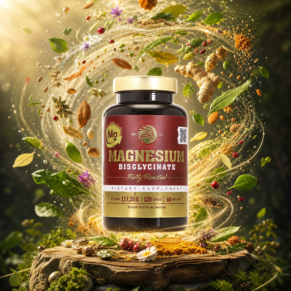 Mannavita MAGNÉSIUM Bisglycinate entièrement réagi • 120 pcs
