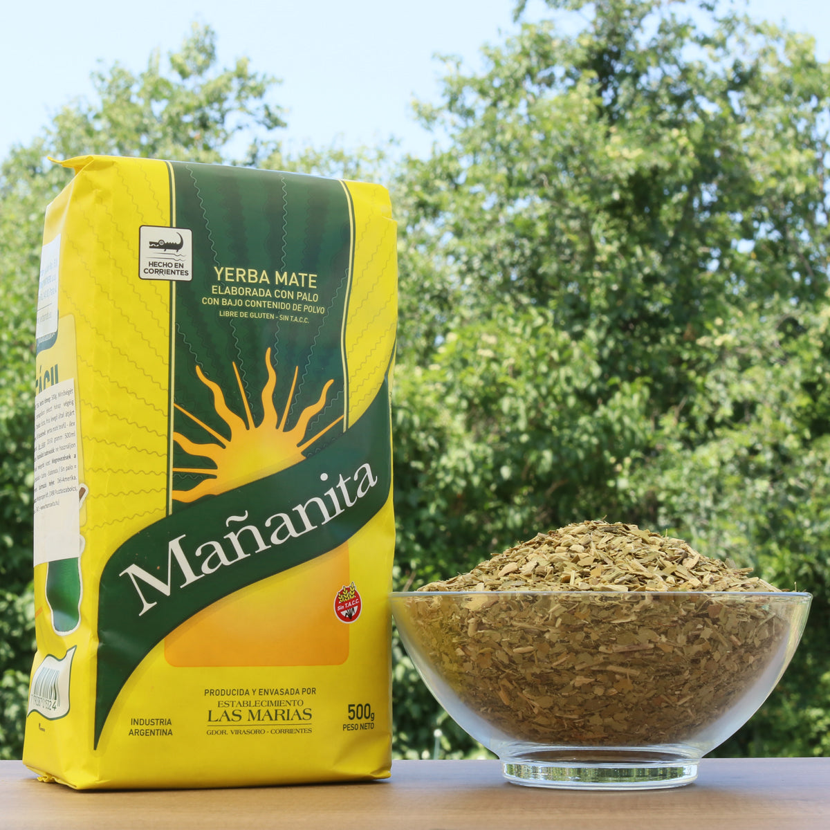 Thé de yerba maté Mañanita • Élaboré avec tiges • 500 g
