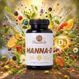 MANNA-D Vitamine D3 dans l'huile d'olive 4000 UI • 120 gélules