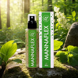 Spray cicatrisant MANNAFLEX pour le soulagement des douleurs articulaires et musculaires • 100 ml
