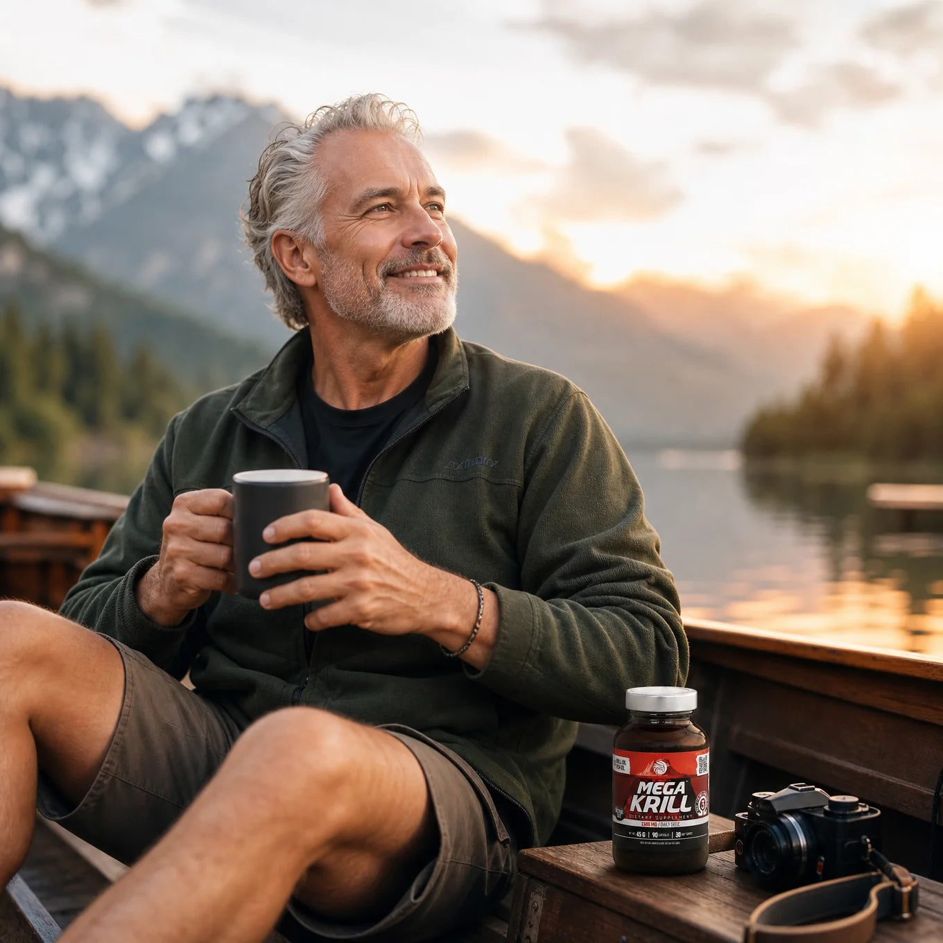 MegaKRILL, 1500 mg huile de krill + huile de poisson • 90 capsules