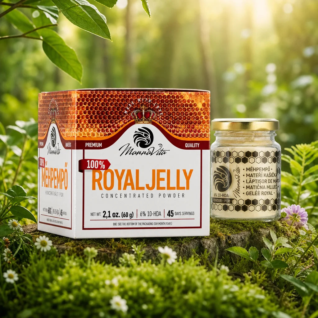 Gelée Royale concentrée en POUDRE avec 6 % de 10-HDA • 60 g