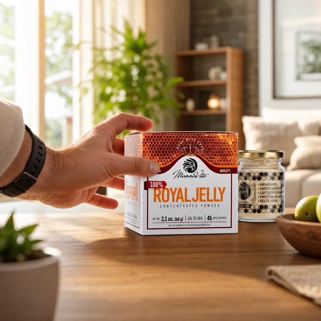 Gelée Royale concentrée en POUDRE avec 6 % de 10-HDA • 60 g