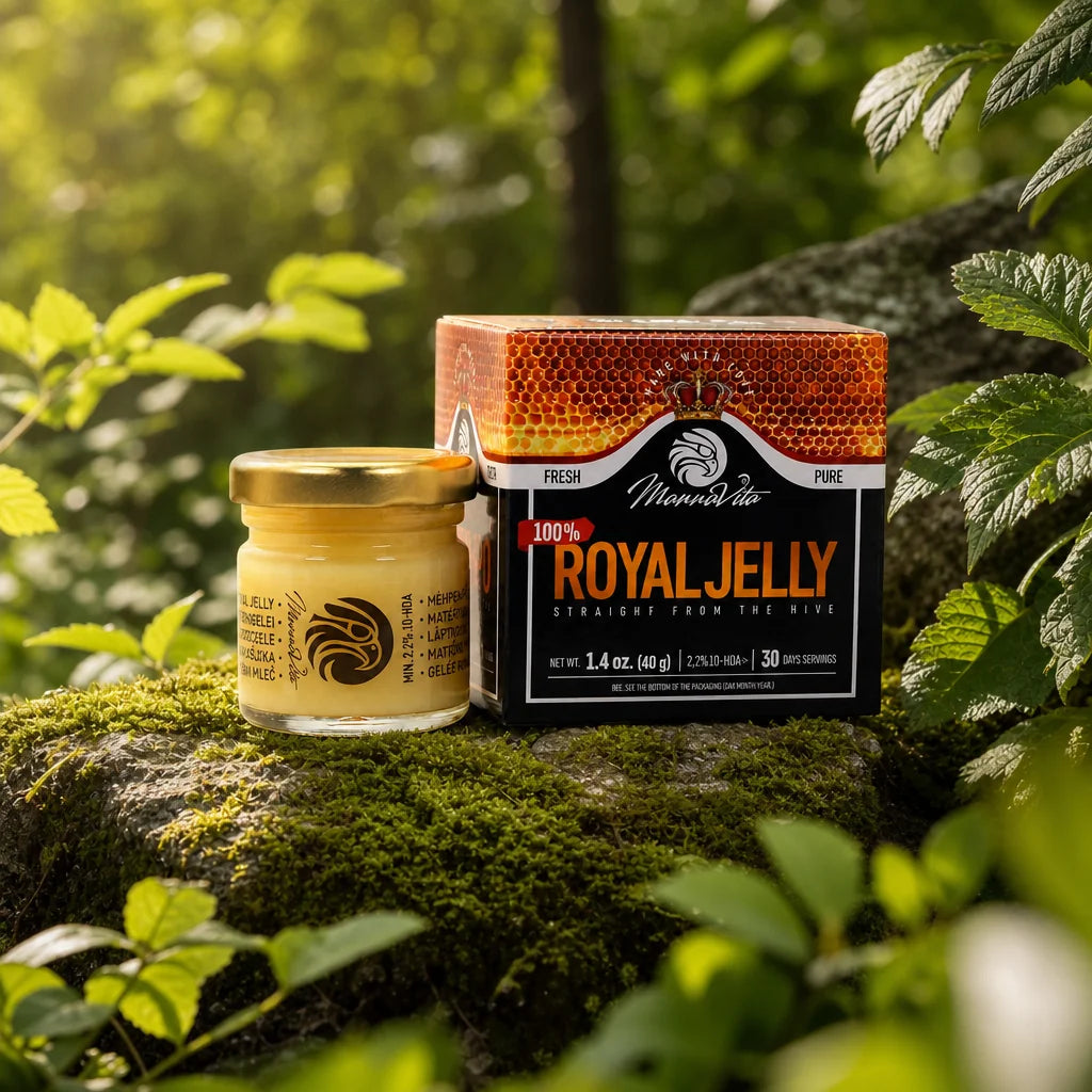 Mannavita Gelée Royale pure fraîche • 2,2 % 10-HDA • 40 g