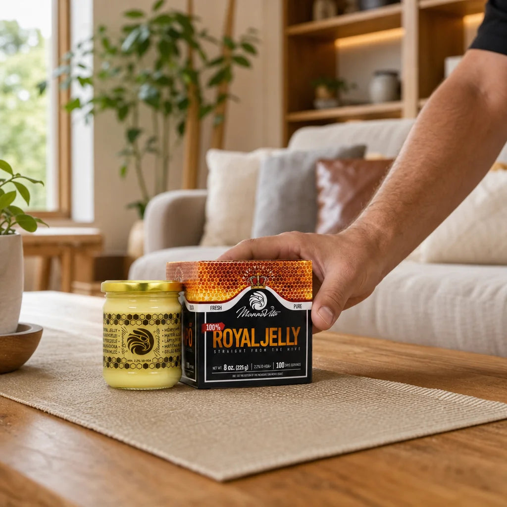 Mannavita Premium Gelée Royale pure fraîche • 2,5 % 10-HDA • 100 g