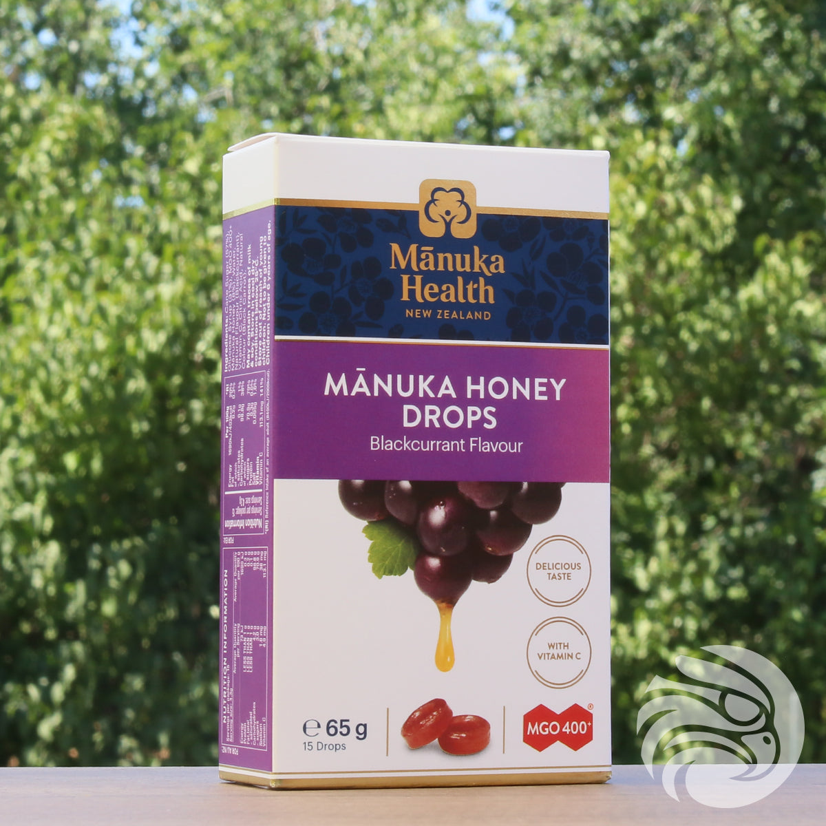 Pastilles au miel de Manuka avec cassis • 15 pcs.
