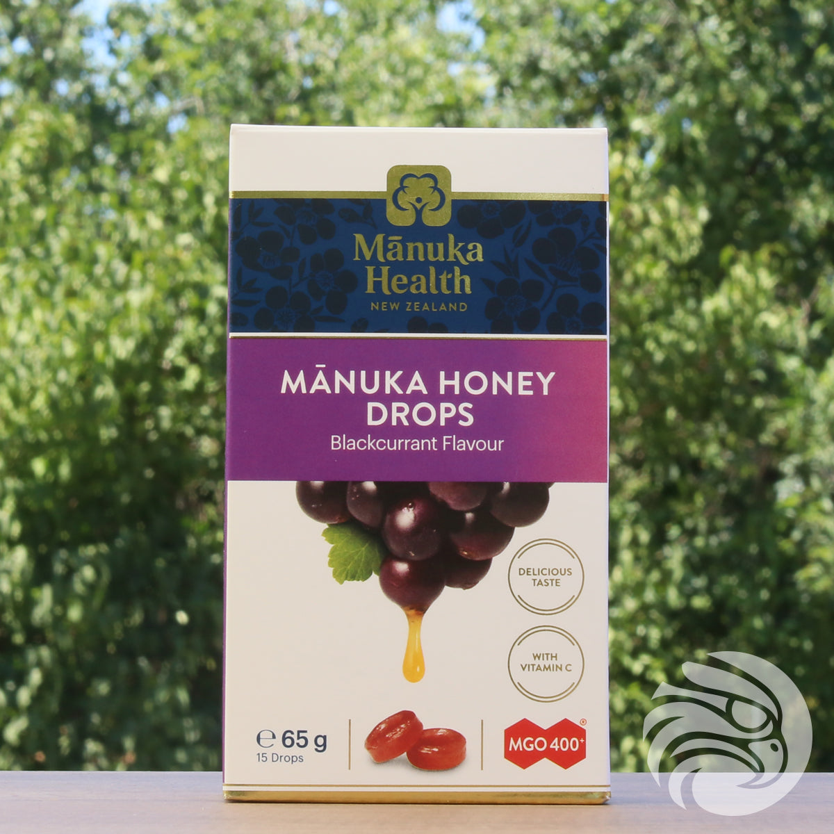 Pastilles au miel de Manuka avec cassis • 15 pcs.