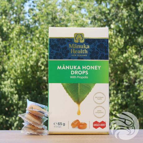 Pastilles au miel de Manuka avec propolis • 15 pièces