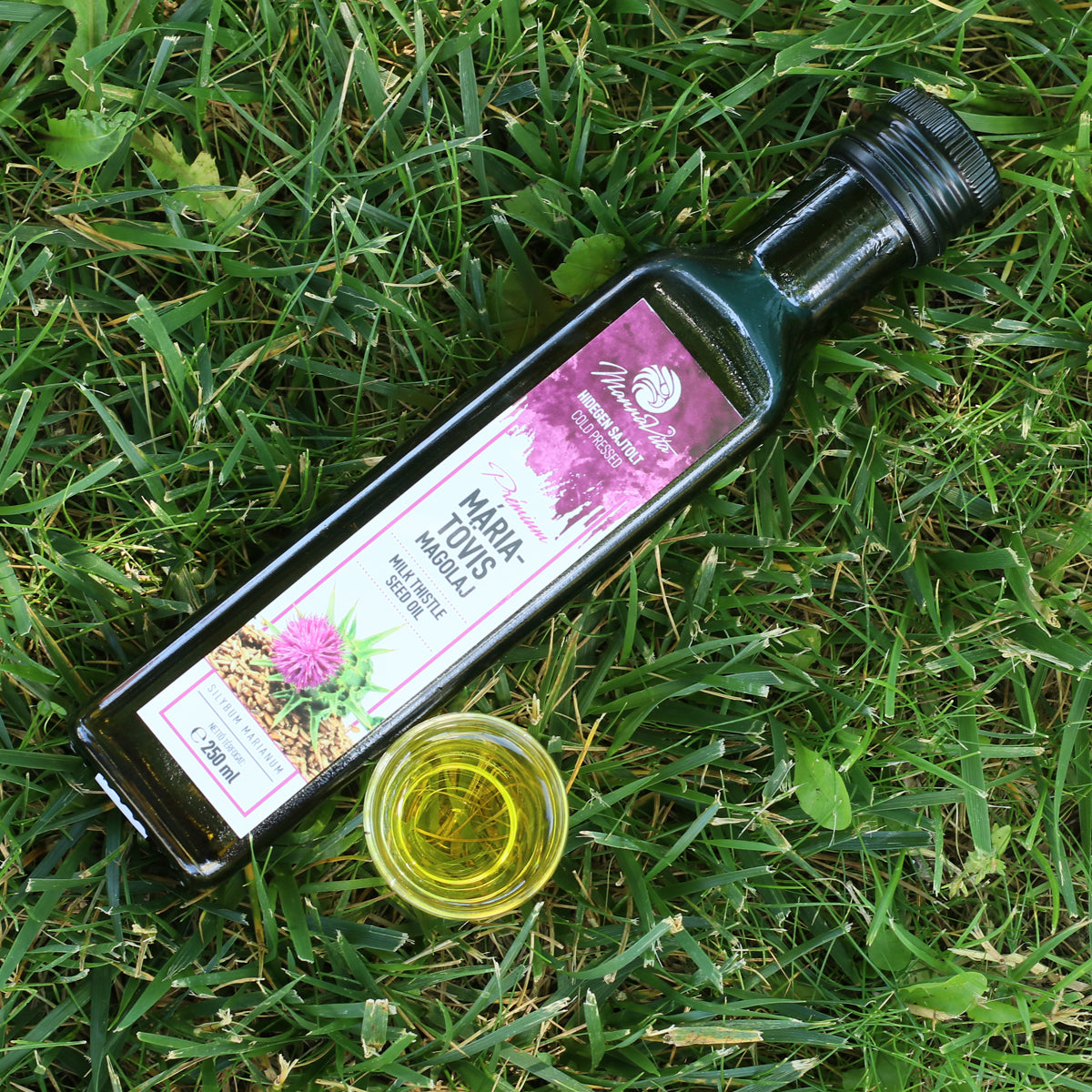 Mannavita Huile de graines de chardon-Marie hongrois pressée à froid • 250 ml