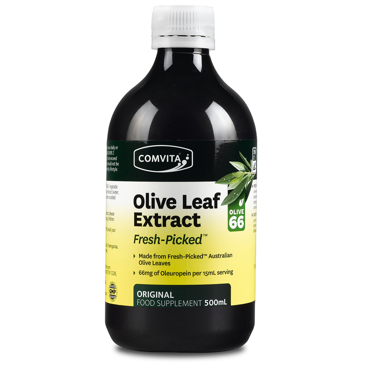 Extrait liquide de feuille d’olivier Comvita • 500 ml