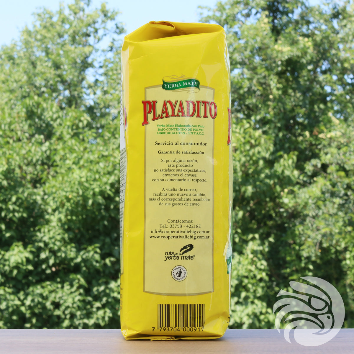 Thé yerba maté Playadito • Élaboré avec tiges • 500 g
