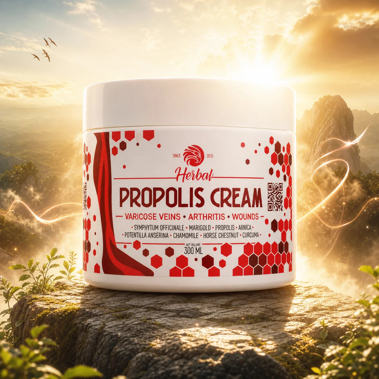 Mannavita Crème de Propolis aux Herbes • 300 ml
