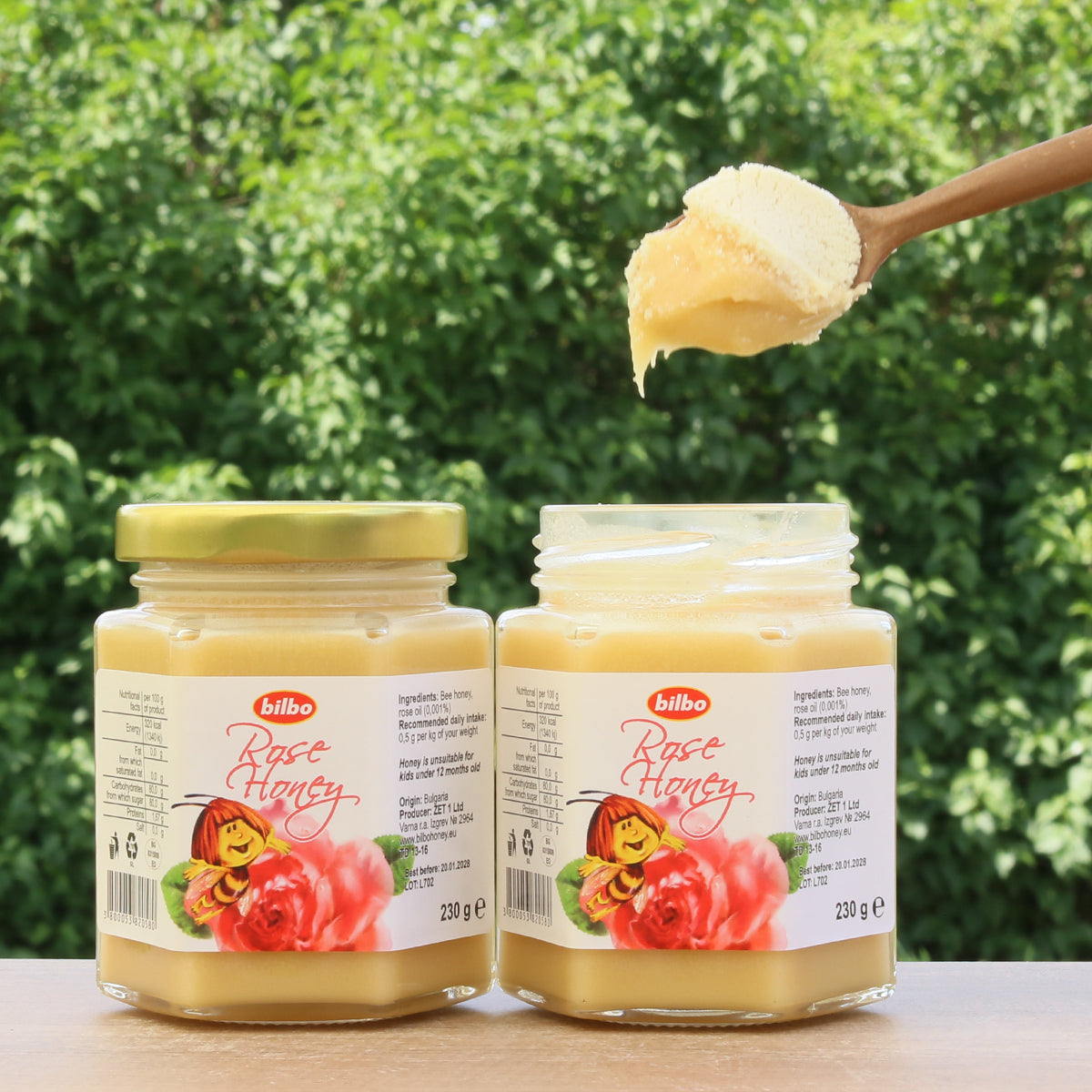 Bilbo miel de rose cru • 230 g
