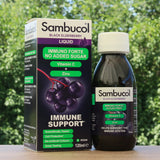 Sirop de sureau noir Sambucol, sans sucre • 120 ml