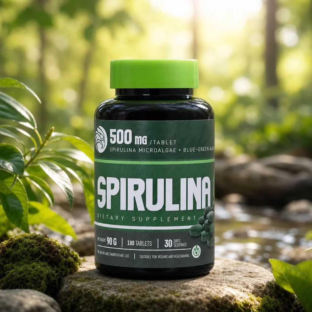 Mannavita Spiruline comprimés 500 mg • 180 pcs.
