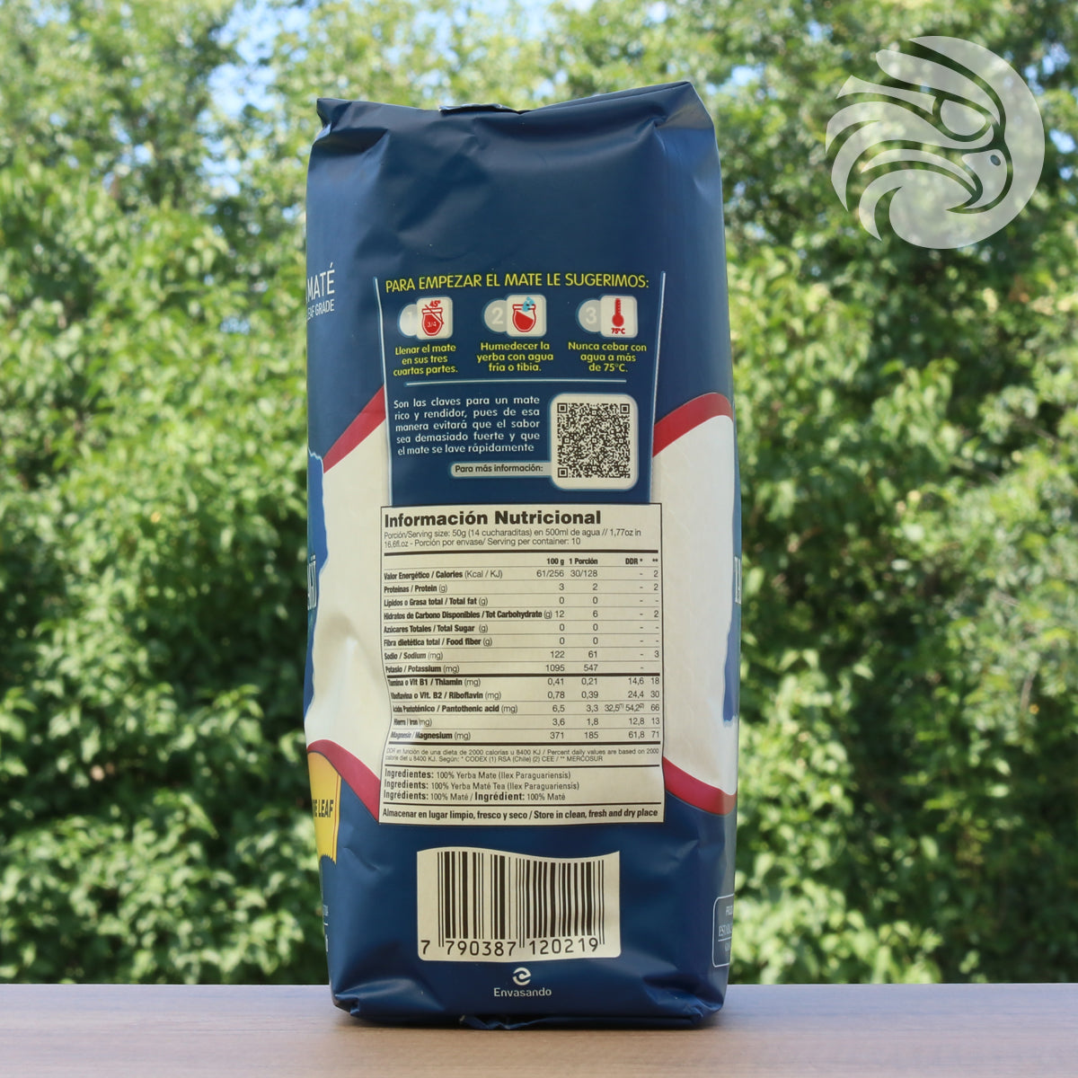 Thé maté Taragüi • Feuille pure - Sin palo • 500 g