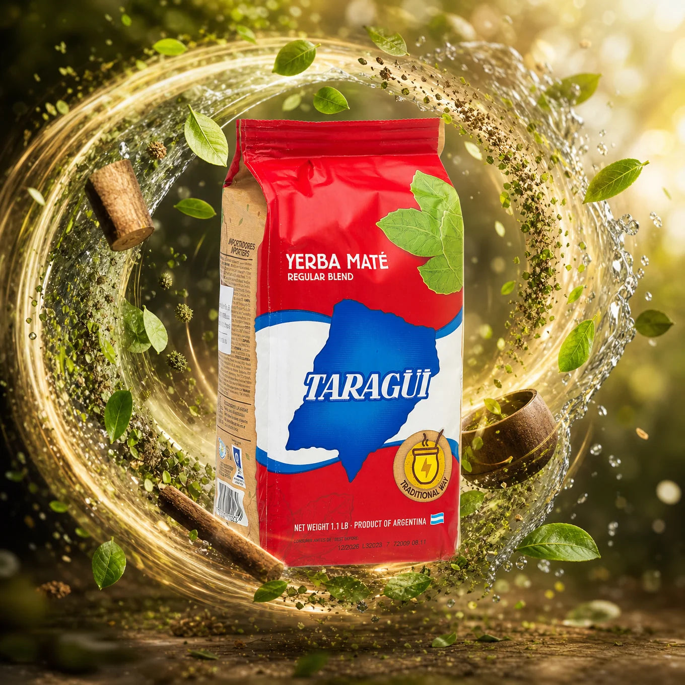 Yerba maté Taragüi • Elaborée avec tige • 500 g