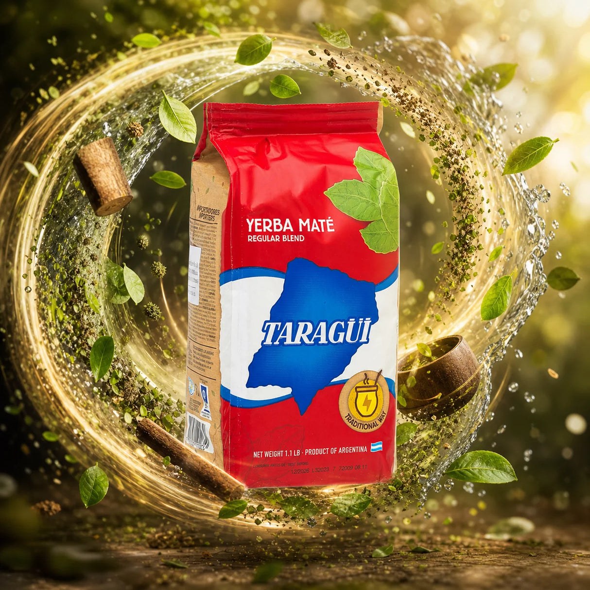 Yerba maté Taragüi • Elaborée avec tige • 500 g