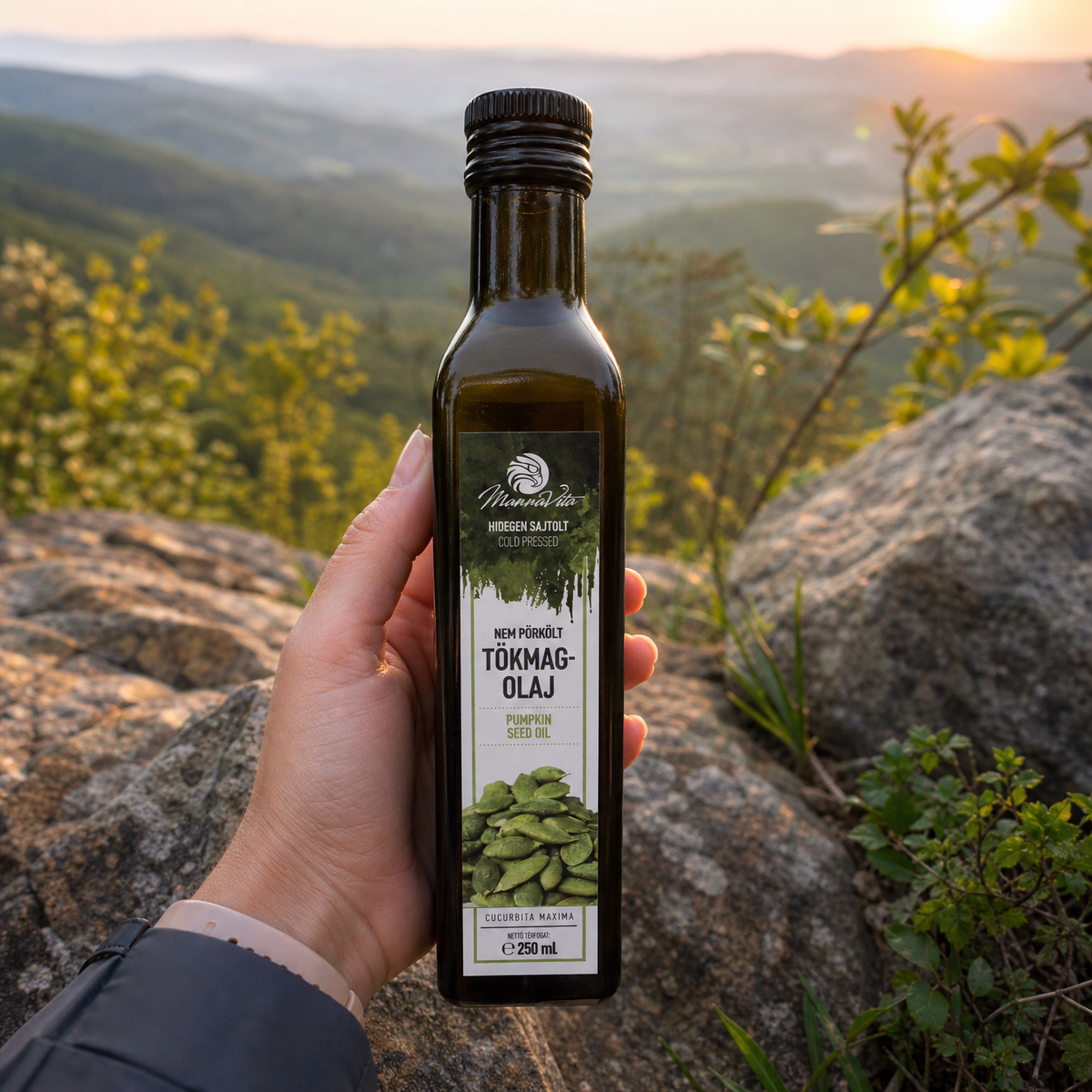 Mannavita huile de graines de courge hongroise pressée à froid • 250 ml